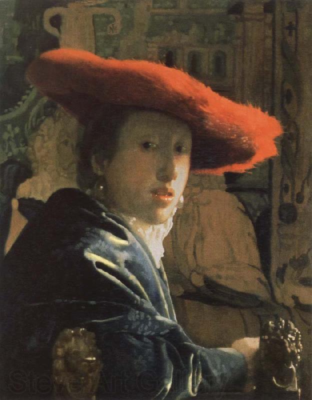 Jan Vermeer the girl with the red hat